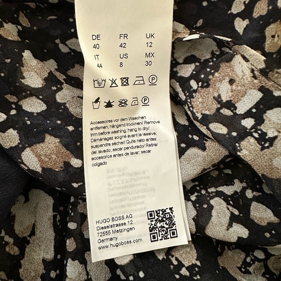 Women’s BOSS Day‎ Dress size 8 brown/Tan with specs of blue 💙 - Picture 10 of 12